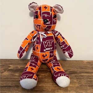 Virginia Tech Handmade Plush Bear